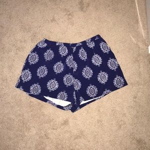 Navy dress shorts